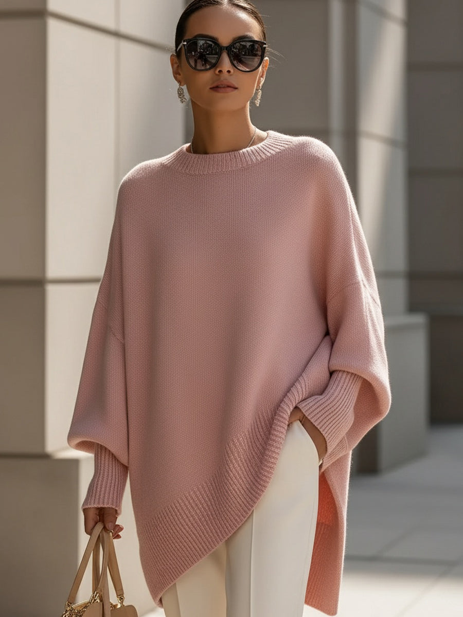 Mandy – Poncho Oversized Élégance Sans Effort