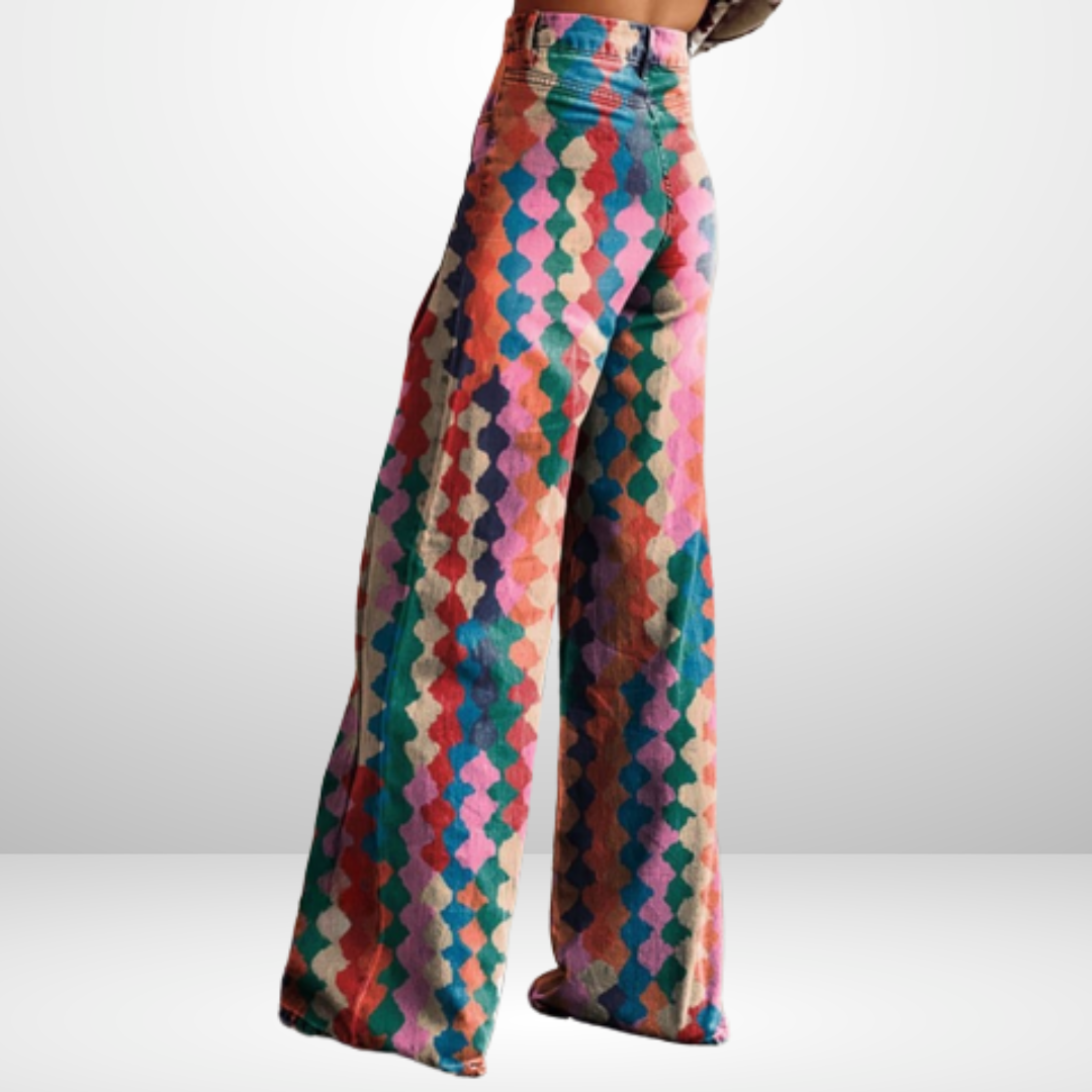 ZOE™ | Pantalon Évasé Vintage au Charme Rétro