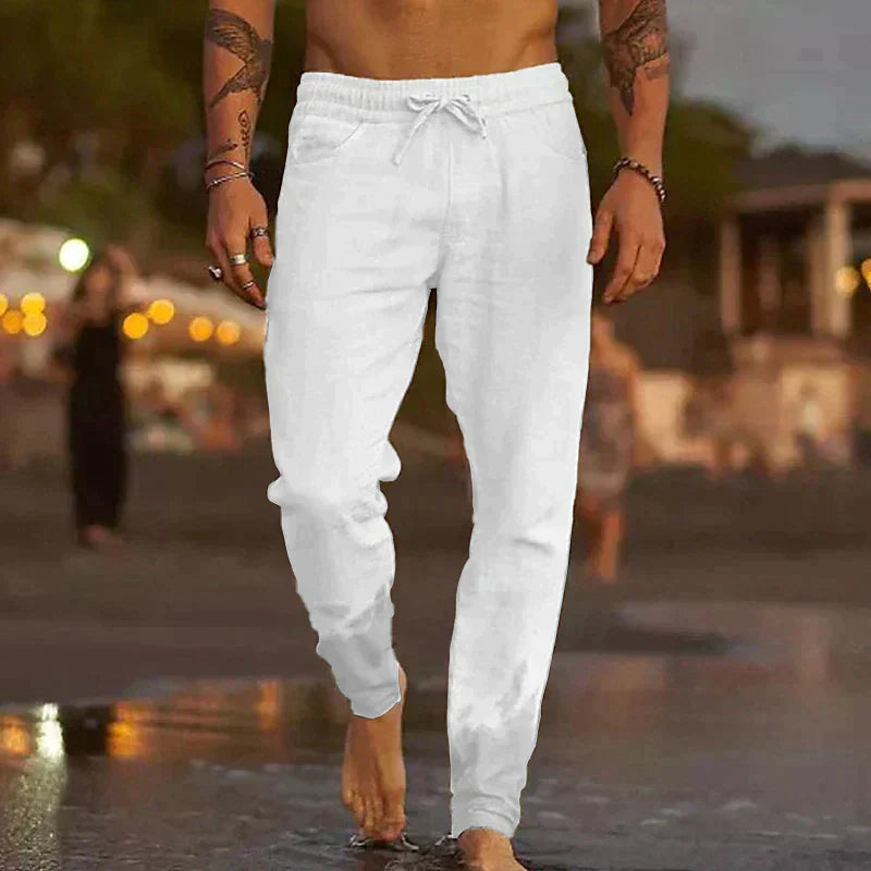 ROSSI ROMA | PANTALONS DE PLAGE EN LIN