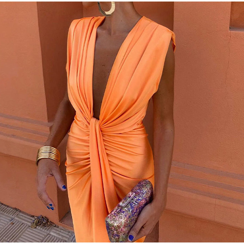 Crocetta™ | Robe Élégante à Décolleté