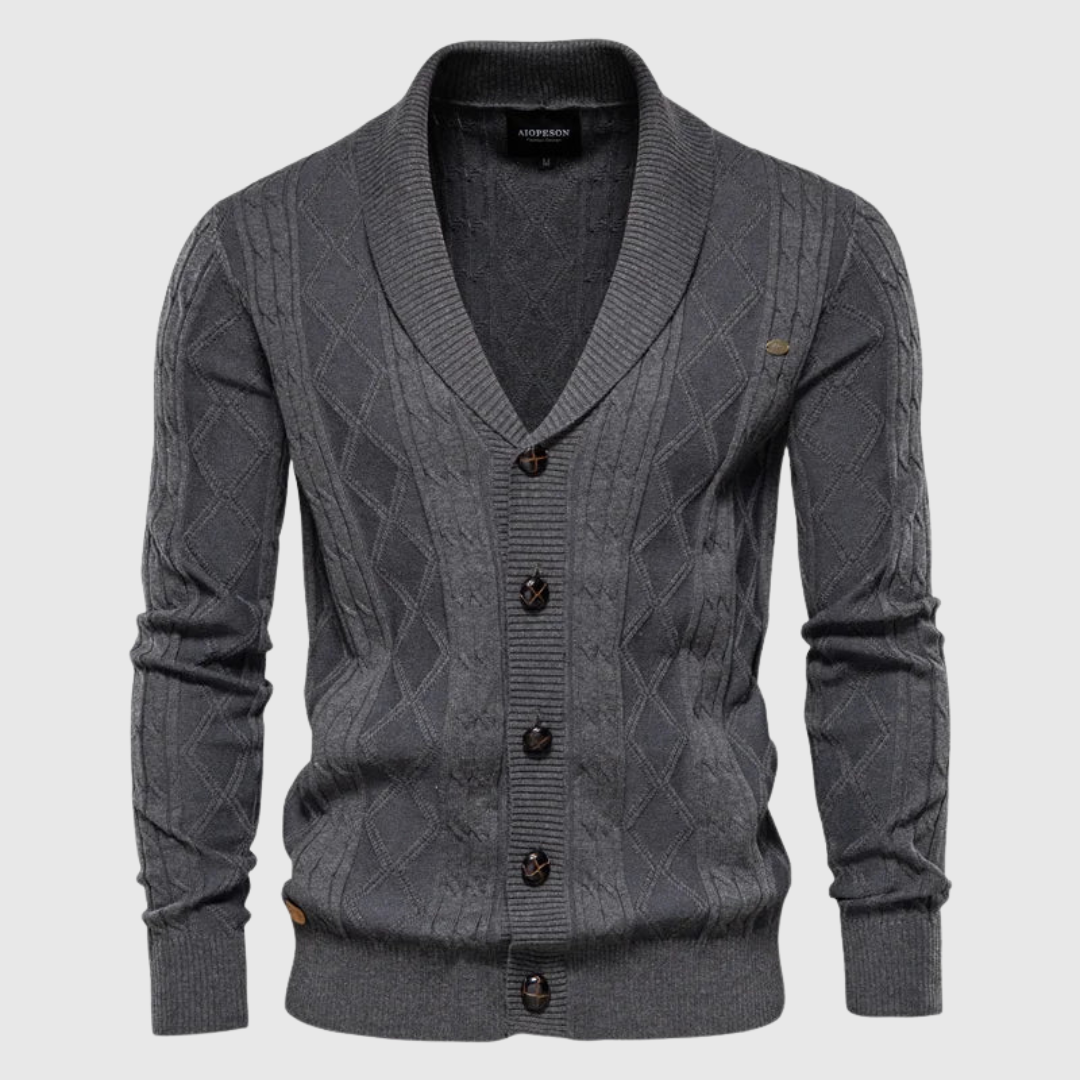 Luvare | Cardigan pour Hommes avec Fermeture à Boutons