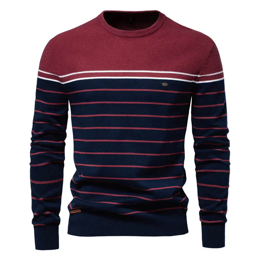 Luvare | Pull pour homme avec motif rayé